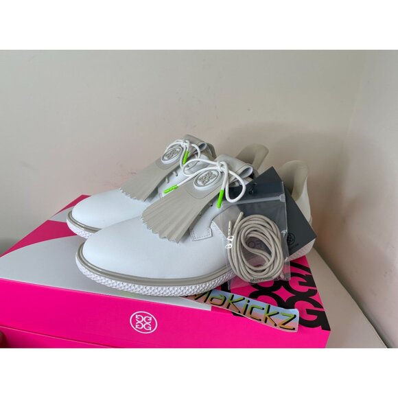 G/FORE GALLIVAN2R KILTIE GOLF SHOES STONE WOMENS SIZES GLF000037 - Picture 5 of 10